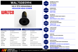 WALTCO SCREW 5/16" X 1"