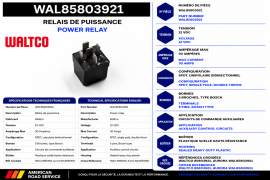 WALCO RELAY 12V 30AMP MAX