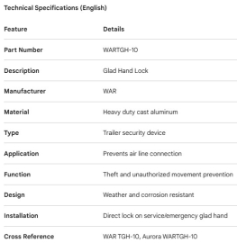 VERROU DE MAIN-D'ACCOUPLEMENT