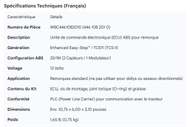 WABCO ABS ECU TSC11 2S/1M