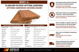 FLOORING APITONG 1-5/16" X 7" (14' & 16')