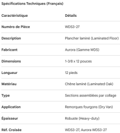 PLANCHER DE BOIS FRANC LAMIN&Eacute;