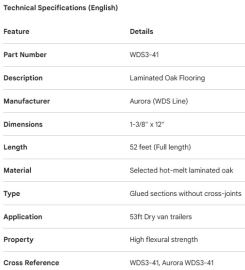 PLANCHER DE CH&Ecirc;NE LAMIN&Eacute;