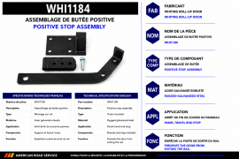 WHITING ROLL-UP DOOR POSITIVE STOP ASSEMBLY - TRACK MOUNTED