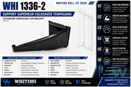 WHITING COLDSAVER TEMPGUARD ROLL-UP DOOR TOP BRACKET LH