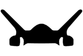 WHITING ROLL-UP DOOR BOTTOM SEAL 96"