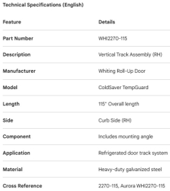 RAIL DE PORTE COULISSANTE