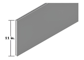 WHITING ROLL-UP DOOR INTER PNL NO ROUTES 0.75"X11"X 98"PPW