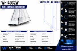 WHITING ROLL-UP DOOR TOP SEAL