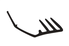 WHITING ROLL-UP DOOR SIDE SEAL DRY FREIGHT 108"