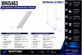 WHITING TEMPGUARD ROLL-UP DOOR TOP SEAL