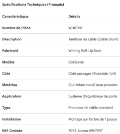 TAMBOUR DE BALANCIER