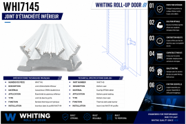 WHITING COLDSAVER ROLL-UP DOOR BOTTOM SEAL