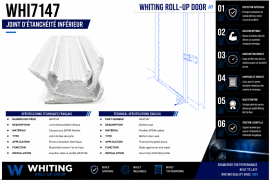 WHITING TEMPGUARD ROLL-UP DOOR BOTTOM SEAL