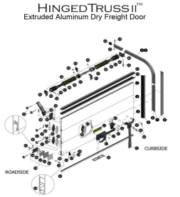 WHITING HINGE TRUSS DOOR ASSY