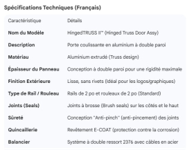 WHITING HINGE TRUSS DOOR ASSY