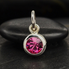 Sterling Silver Birthstone Charms