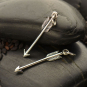  Sterling Silver Arrow Charm 27x4mm