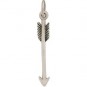  Sterling Silver Arrow Charm 27x4mm