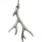 Sterling Silver Deer Antler Charm 43x21mm