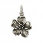 Sterling Silver Large Cherry Blossom Charm 18x12mm