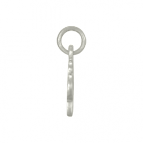 Sterling Silver Paw Print Charm - Openwork 15x10mm