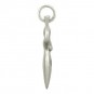 Sterling Silver Fertility Goddess Charm Moon Goddess Charm