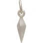 Sterling Silver Spike Charm - Small 15x3mm