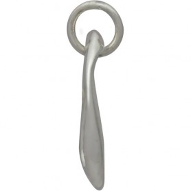  Sterling Silver Mobius Charm 23x19mm