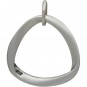  Sterling Silver Mobius Charm 23x19mm