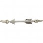 Sterling Silver Arrow Charm Link 7x22mm