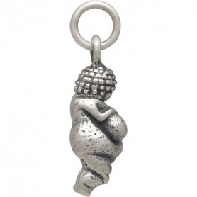 Sterling Silver Venus of Willendorf Charm 19x6mm