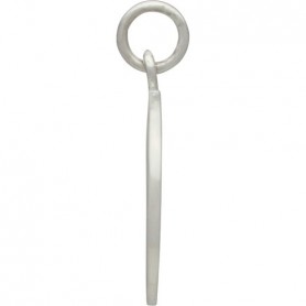 Sterling Silver Compass Charm -21mm