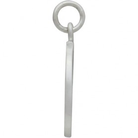 Sterling Silver Mountain Charm - Openwork 22x15mm