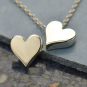 Sterling Silver Beads - Large Heart 10x10mm
