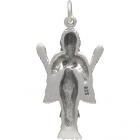 Sterling Silver Innana Goddess Charm 33x15mm