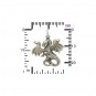 Sterling Silver Fairy Tale Dragon Charm 24x20mm