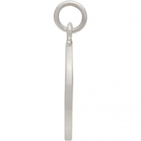 Sterling Silver Tree Pendant with Mountains Openwork 21x15mm