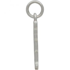 Sterling Silver Dog Charm - Chihuahua with Heart 18x11mm