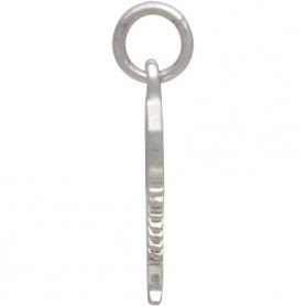  Silver Dog Charm - Yorkshire Terrier with Heart 17x10mm