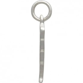  Sterling Silver Dog Charm -French Bulldog with Heart 18x10mm