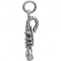 Sterling Silver Realistic Scorpion Charm 22x10mm