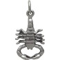 Sterling Silver Realistic Scorpion Charm 22x10mm