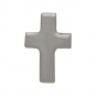 Sterling Silver Cross Bead 9x2mm
