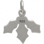 Sterling Silver Holly Berry Charm - Mistletoe Charm