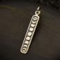 Sterling Silver Moon Phase Charm - Vertical