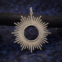 Sterling Silver Spikey Sun Pendant