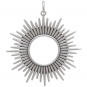 Sterling Silver Spikey Sun Pendant