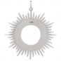 Sterling Silver Spikey Sun Pendant