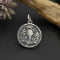 Sterling Silver Thistle Charm